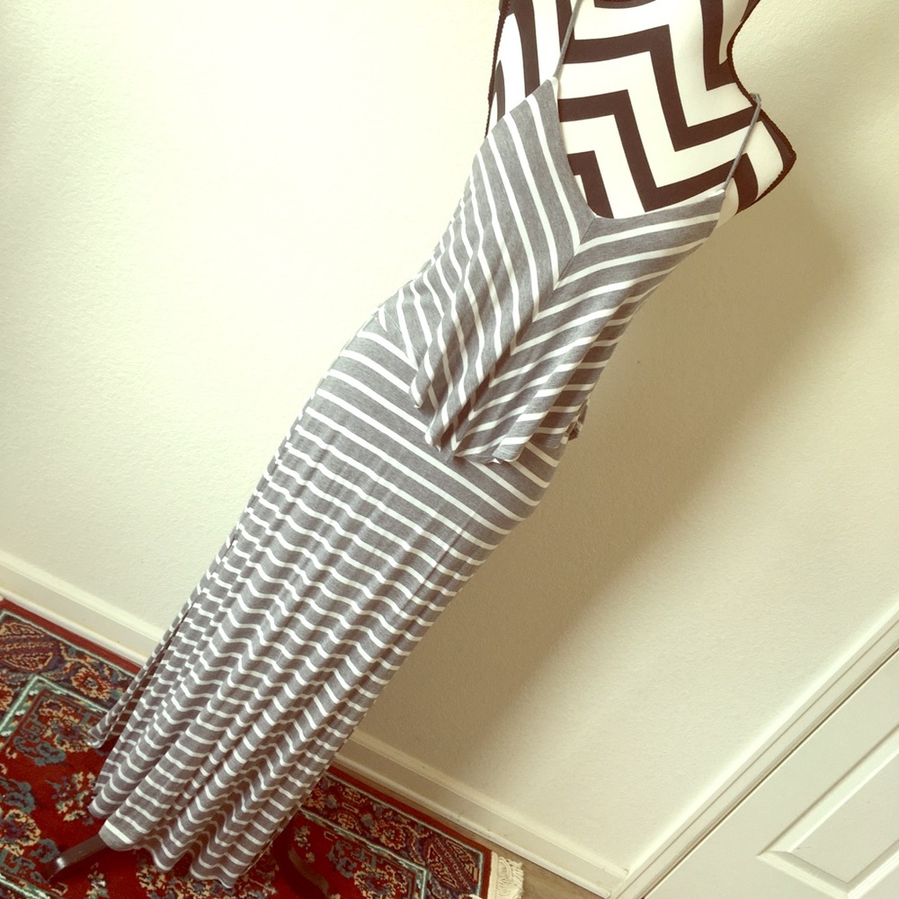 Chevron Layered Maxi